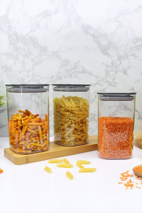 DecoBella Kare Erzak Kabı 1.1 L 50872 - Şeffaf