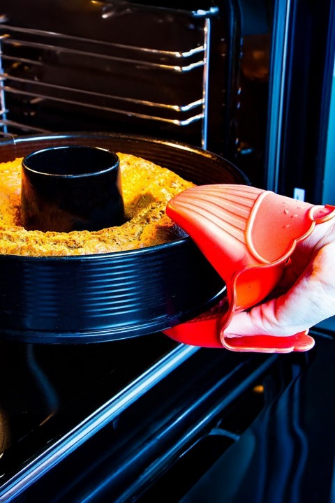 DecoBella Silikon Fırın Eldiveni 82100 - Kırmızı