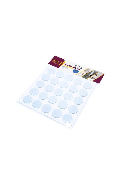 DecoBella Yuvarlak Keçe 26 mm 90274 - Beyaz