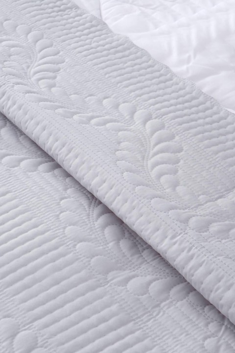 Elif Jumbo Soft Tek Kişilik Yatak Örtüsü Takımı - Gri