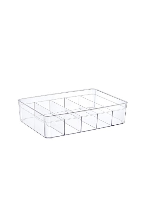 Emhouse Clear Küçük 5 Bölmeli Organizer - Şeffaf