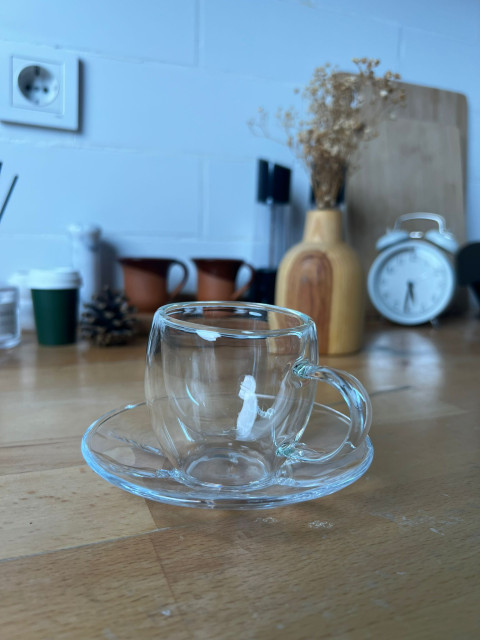 Favora 2'li Cidarlı Kahve Fincanı