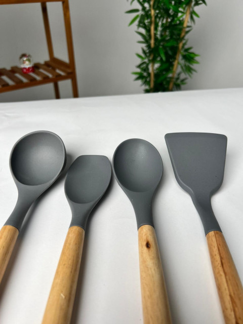 Favora 4lü Silikon Servis Seti - Gri