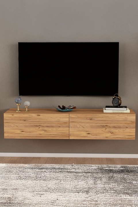 Favora Alfa 2 Kapaklı Duvara Monte TV Ünitesi - Atlantik Çam