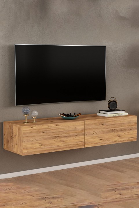 Favora Alfa 2 Kapaklı Duvara Monte TV Ünitesi - Atlantik Çam