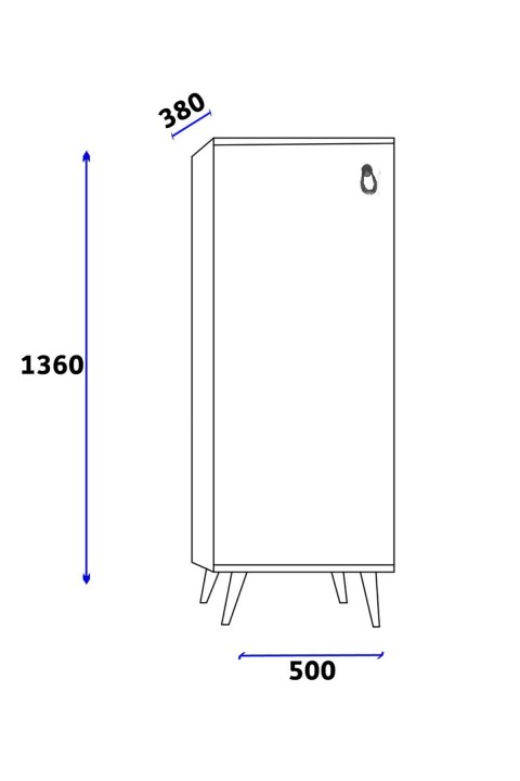 Favora Arton Galata Kulesi Çok Amaçlı Dolap - Atlantik Çam