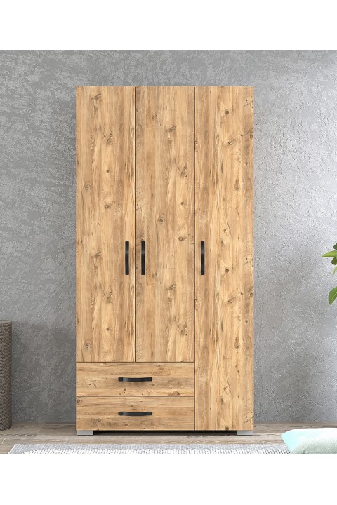 Favora Astana 3 Kapaklı İki Çekmeceli Gardıraop - Atlantik Çam