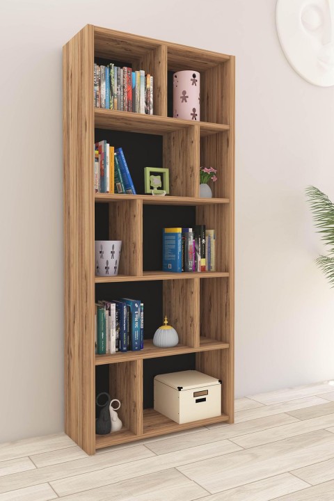 Favora Ayça 10 Gözlü Kitaplık - Atlantik Çam