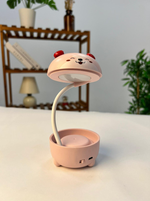 Favora Ayıcık Masa Üstü Çocuk Lambası - Pembe