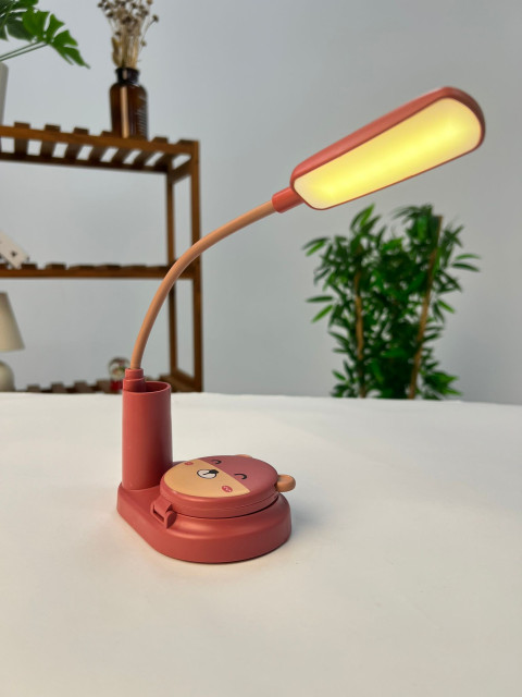 Favora Aynalı Masa Üstü Çocuk Lambasi - Pembe
