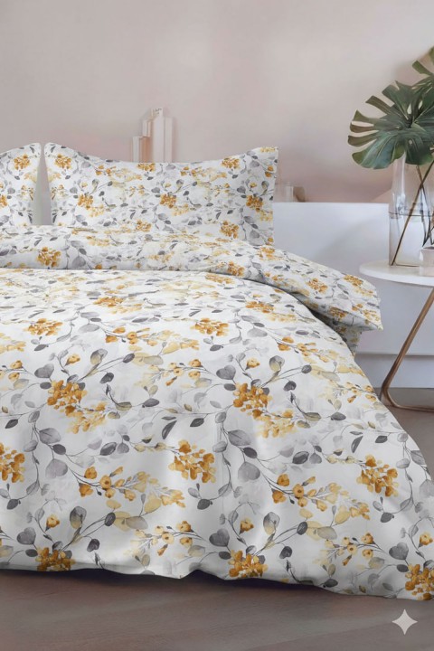 Favora Bella Çift kişilik %100 Pamuk Nevresim Takımı - Gri