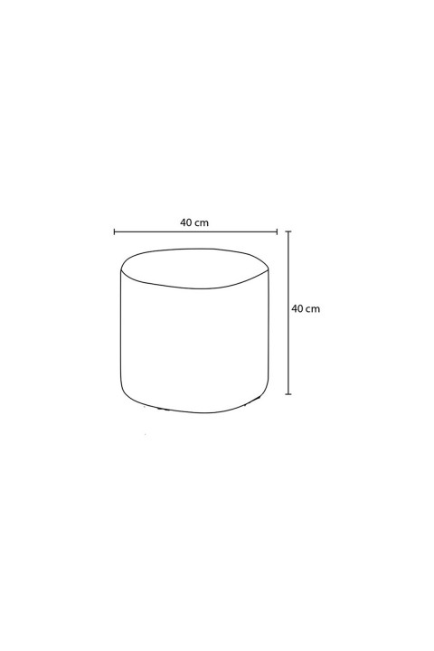 Favora Bodrum Puf - Füme