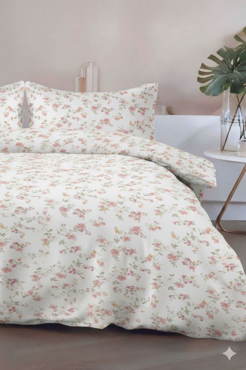 Favora Brote Çift kişilik %100 Pamuk Nevresim Takımı - Pudra