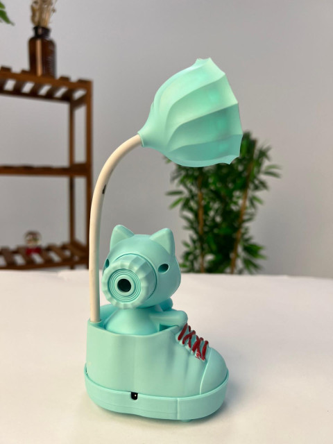 Favora Cat Shoes Masa Üstü Çocuk Lambasi - Mavi
