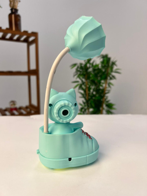 Favora Cat Shoes Masa Üstü Çocuk Lambasi - Mavi