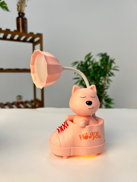 Favora  Cat Shoes Masa Üstü Çocuk Lambasi - Pembe