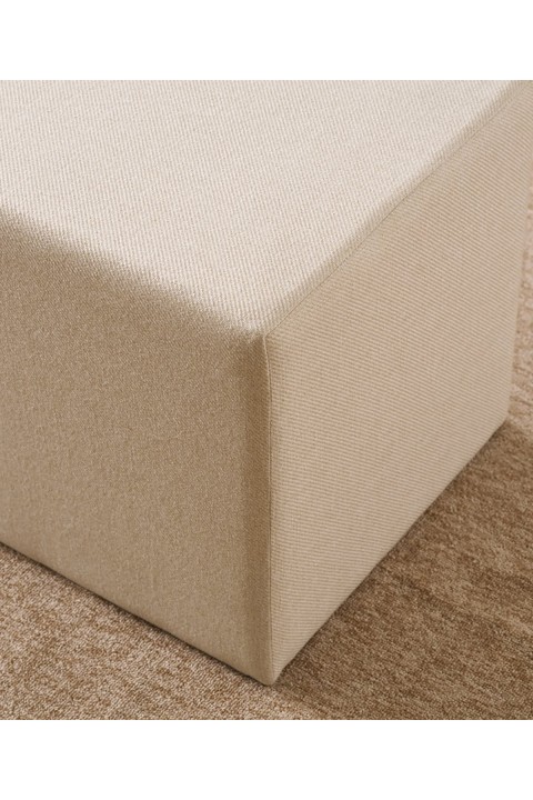 Favora Demre Puf - Krem