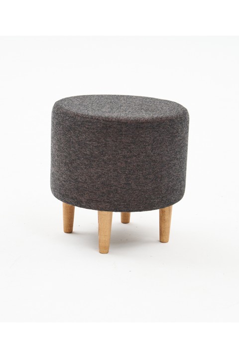 Favora Fındık Puf - Antrasit - Bakır