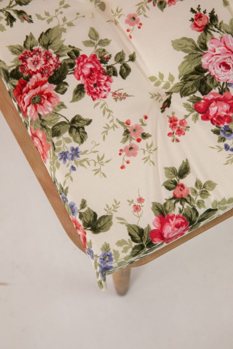 Favora Florya Süngerli Sandalye Minderi 40x40 Cm - Pembe