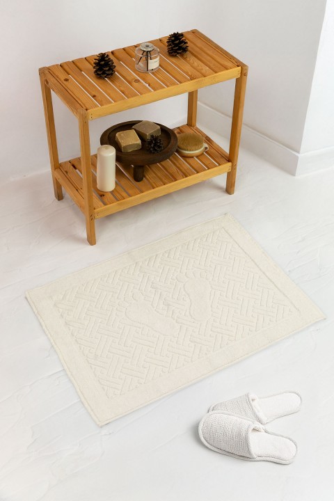 Favora Julie Kilim Ayak Havlusu 50x70 Cm - Krem