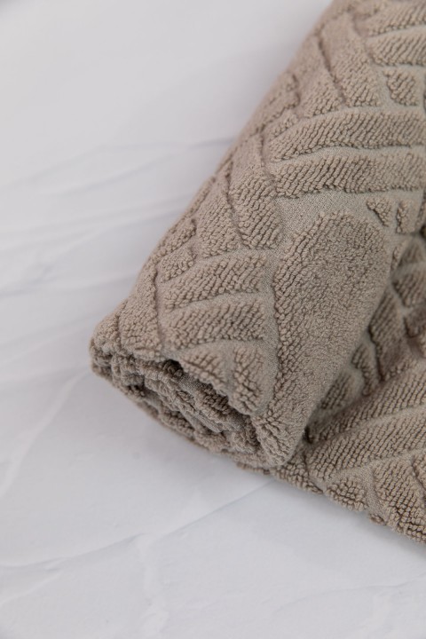 Favora Julie Kilim Ayak Havlusu 50x70 Cm - Vizon