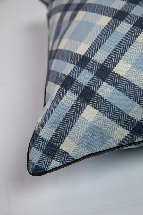 Favora Karelia Kırlent 43x43 cm - Mavi