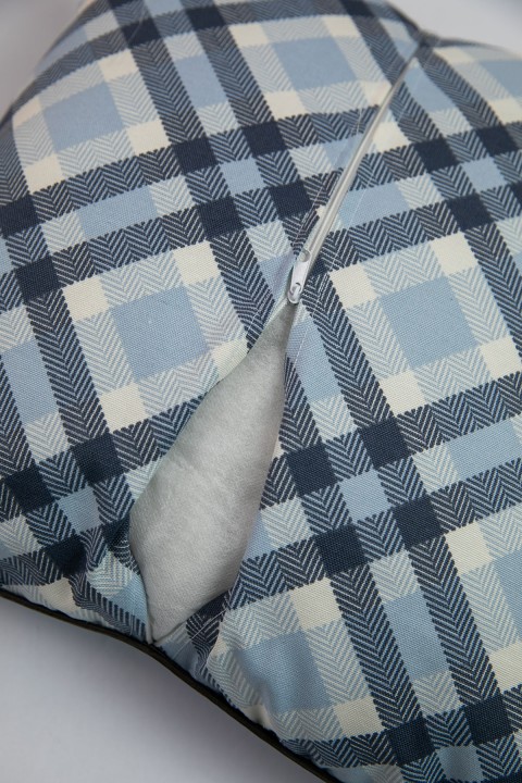 Favora Karelia Kırlent 43x43 cm - Mavi