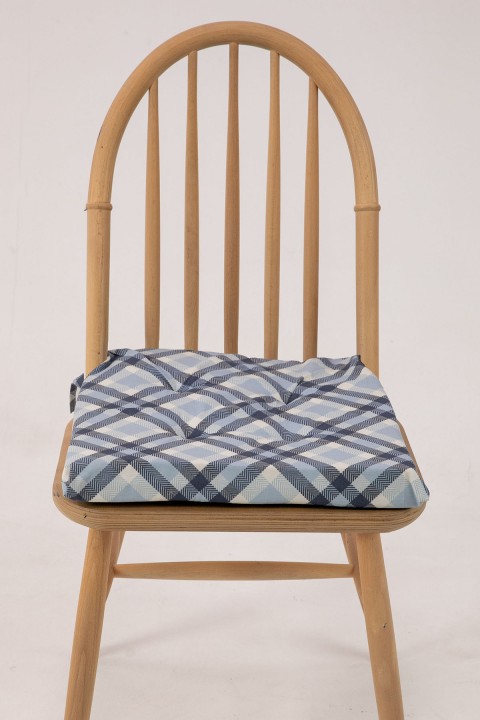 Favora Karelia Süngerli Sandalye Minderi 40x40 Cm - Mavi