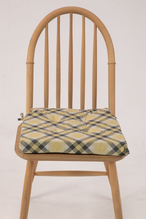 Favora Karelia Süngerli Sandalye Minderi 40x40 Cm - Sarı