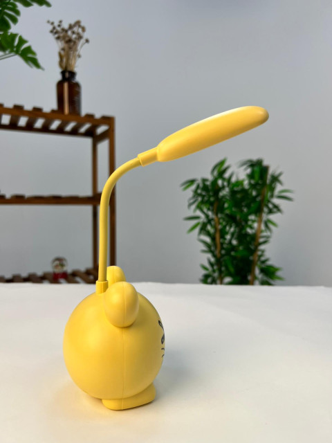 Favora Kedili Masa Üstü Çocuk Lambası - Sarı
