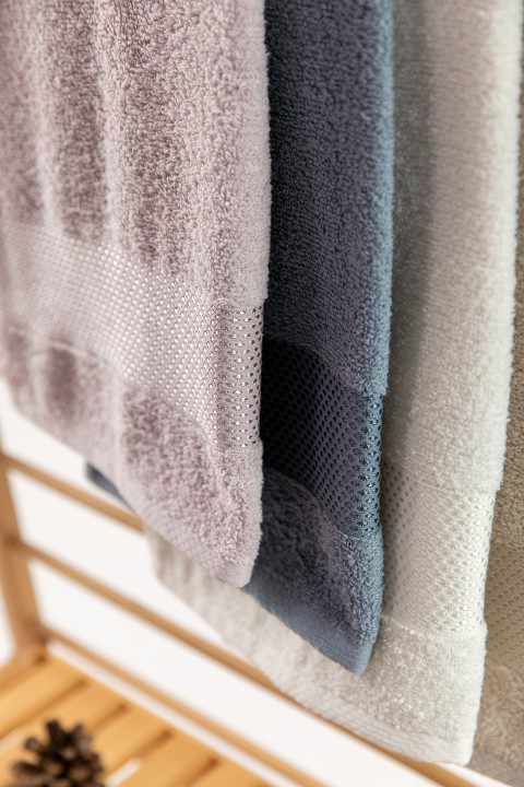 Favora Lena Darla 4lü Havlu Set 50x85 Cm - Krem