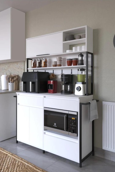 Favora Lilyum Kahve Köşesi - Beyaz