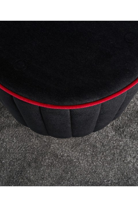 Favora Lindy Puf - Siyah