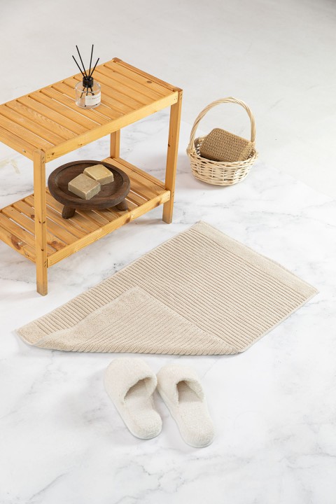 Favora Linear Ayak Havlusu 50x90 Cm - Bej