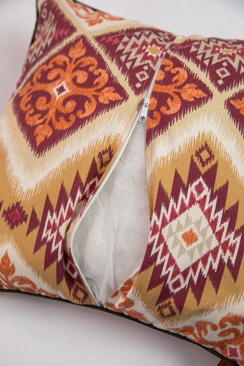 Favora Liora Kırlent 43x43 cm - Turuncu