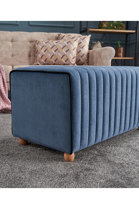 Favora Mabel Puf - Mavi