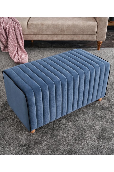 Favora Mabel Puf - Mavi