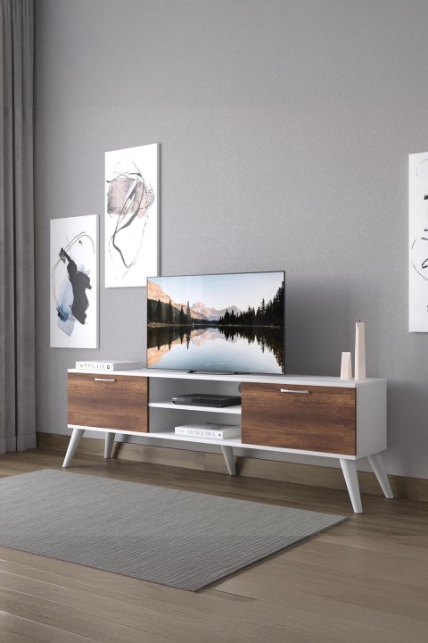 Favora Manolya Dekoratif Tv Sehpası - Beyaz - Barok