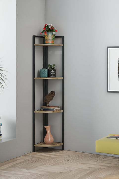 Favora Modd Corner Kitaplık - Atlantik Çam