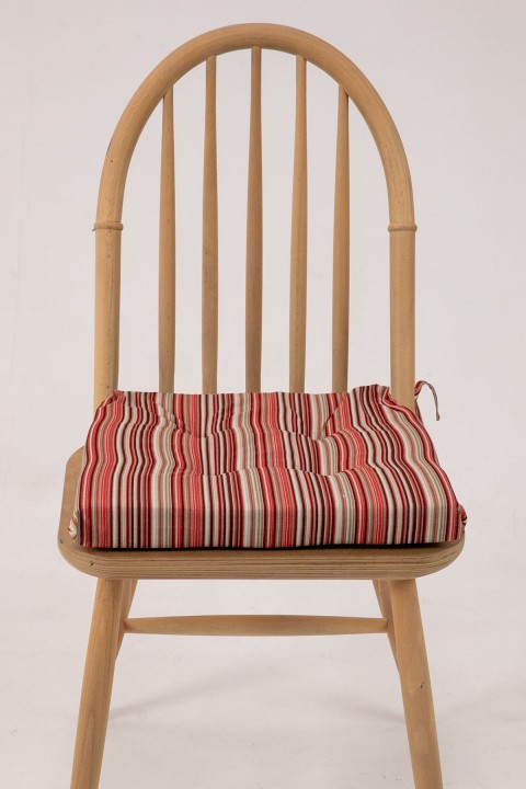 Favora Molira Süngerli Sandalye Minderi 40x40 Cm - Kırmızı