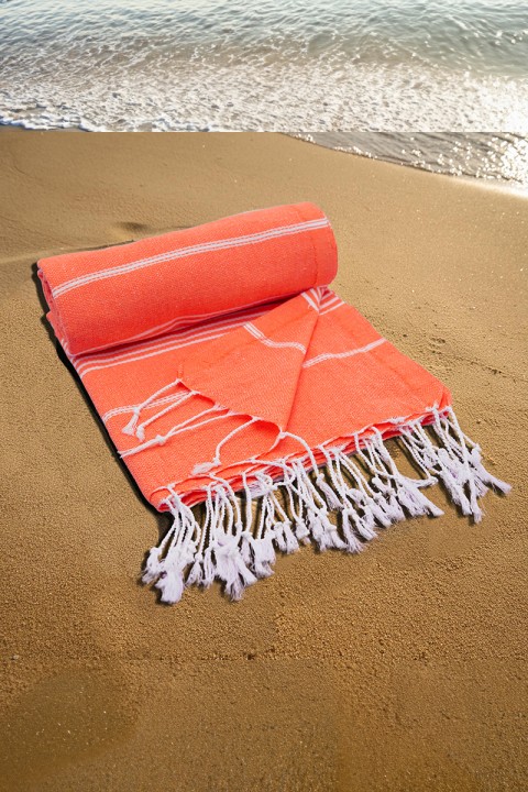 Favora Peştamal Plaj Havlusu 90x140 - Nar Çiçeği Favora Peştamal Plaj Havlusu 90x140 - Nar Çiçeği