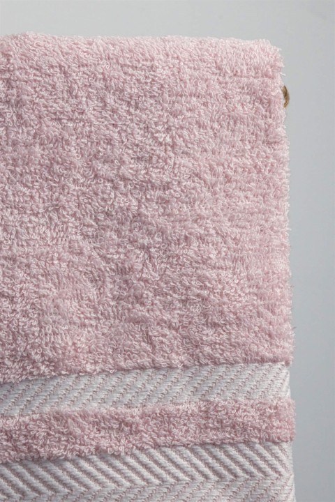 Soft 2li Banyo Havlu Seti - Pudra