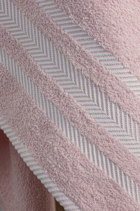 Soft 2li Banyo Havlu Seti - Pudra