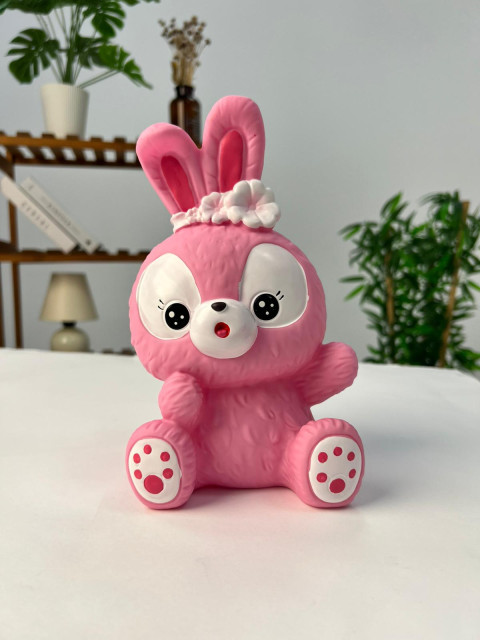 Favora Tavşan Kumbara - Pembe