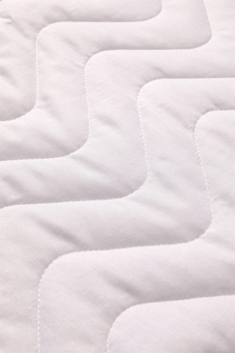 Tek Kişilik Kapitone Fitted Alez 100x200 - Beyaz