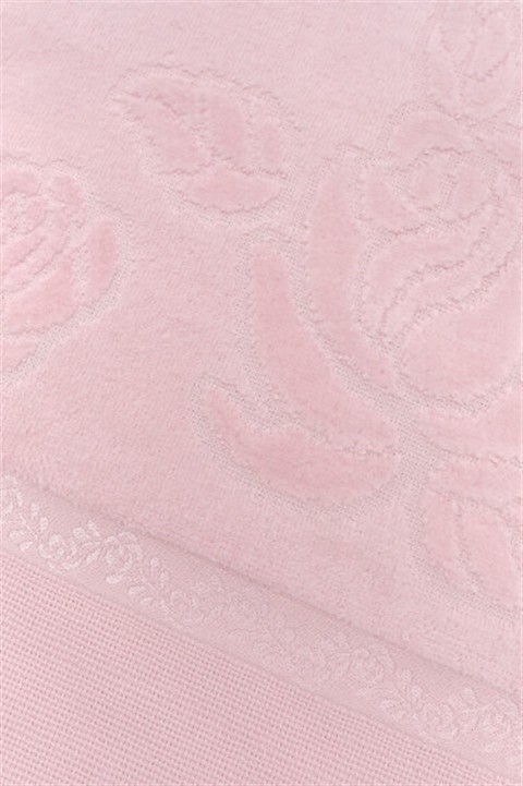 Fiesta Kadife Jakarlı 2li Mutfak Havlusu 30x50 - Pembe