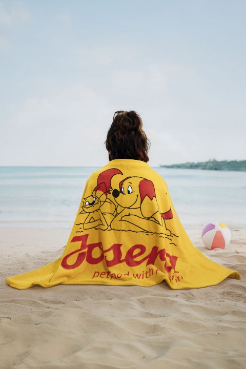 Furwave Plaj Havlusu 150x75 Cm - Sarı