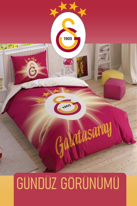 Galatasaray Light Glow Nevresim Takımı Gs Fosforlu