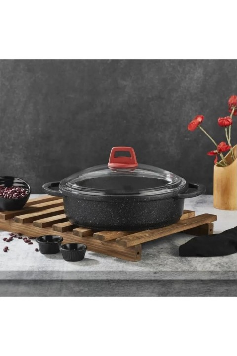 Gülsan Granit Döküm Karnıyarık Tencere 30 Cm