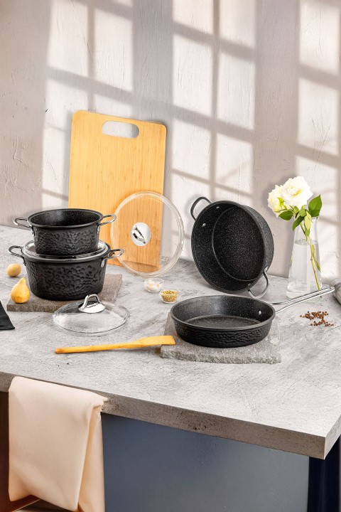 Gülsan Omofo 7 Parça Döküm Tencere Seti